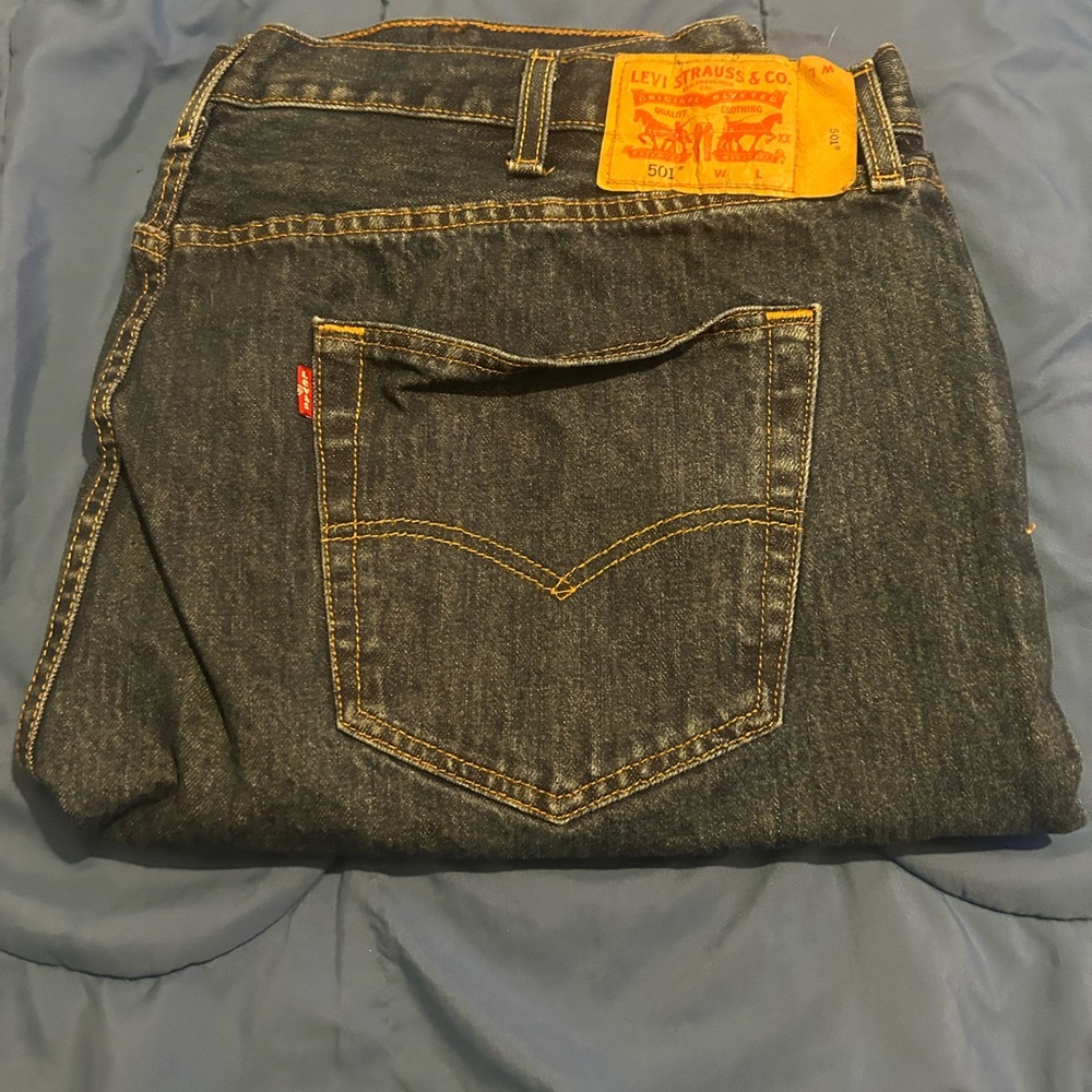 Levi's Black Straight Jeans Classic Style